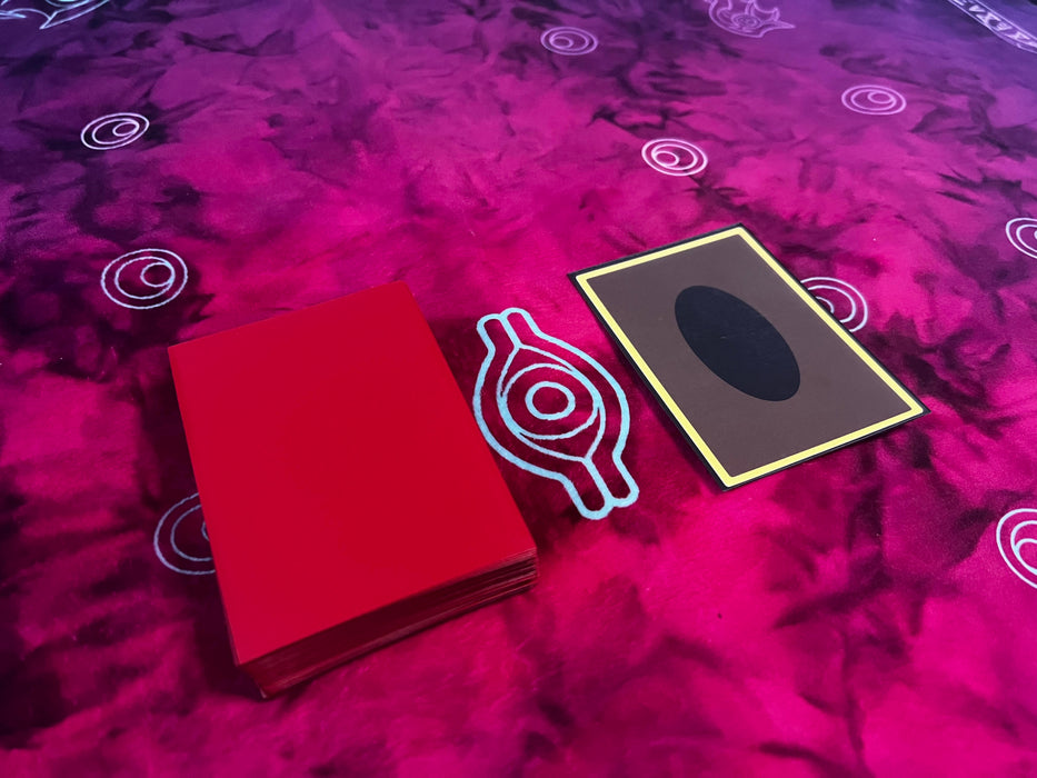 Red Dual Matte Card Sleeves (Japanese Size)